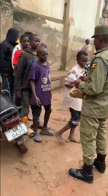 Children receiving meals